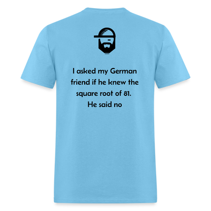 Math Dad Joke Shirt - aquatic blue