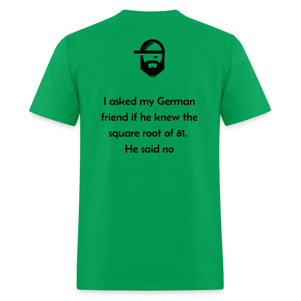 math dad joke shirt - bright green