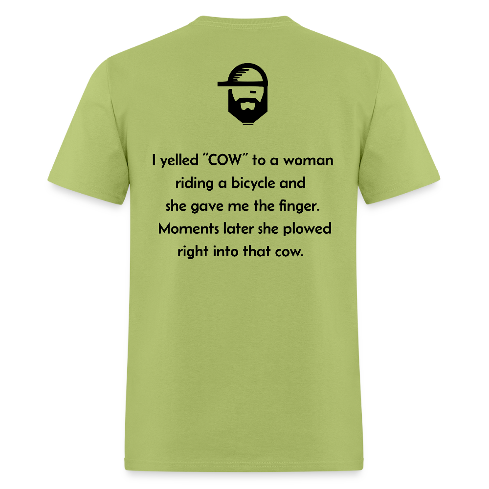 cow dad joke shirt - kiwi