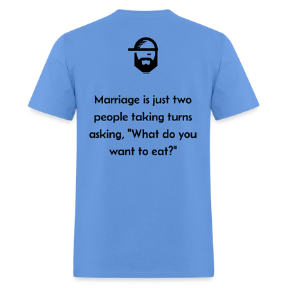 Marriage Dad Joke Shirt - carolina blue