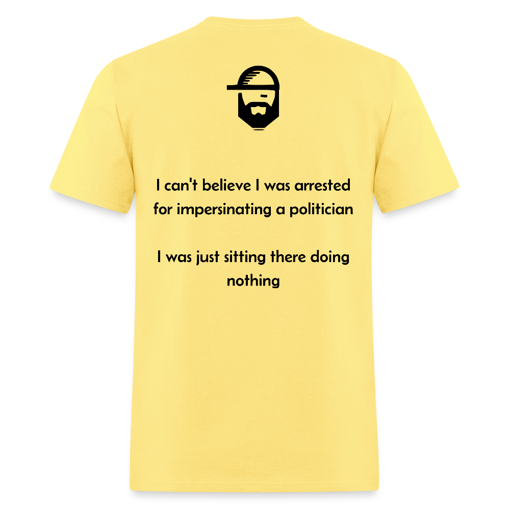 can't believe dad joke shirt - cornsilk