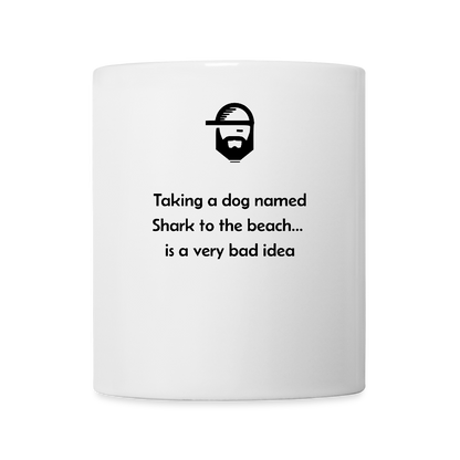 "Dog name Shark"  Coffee/Tea Mug - white