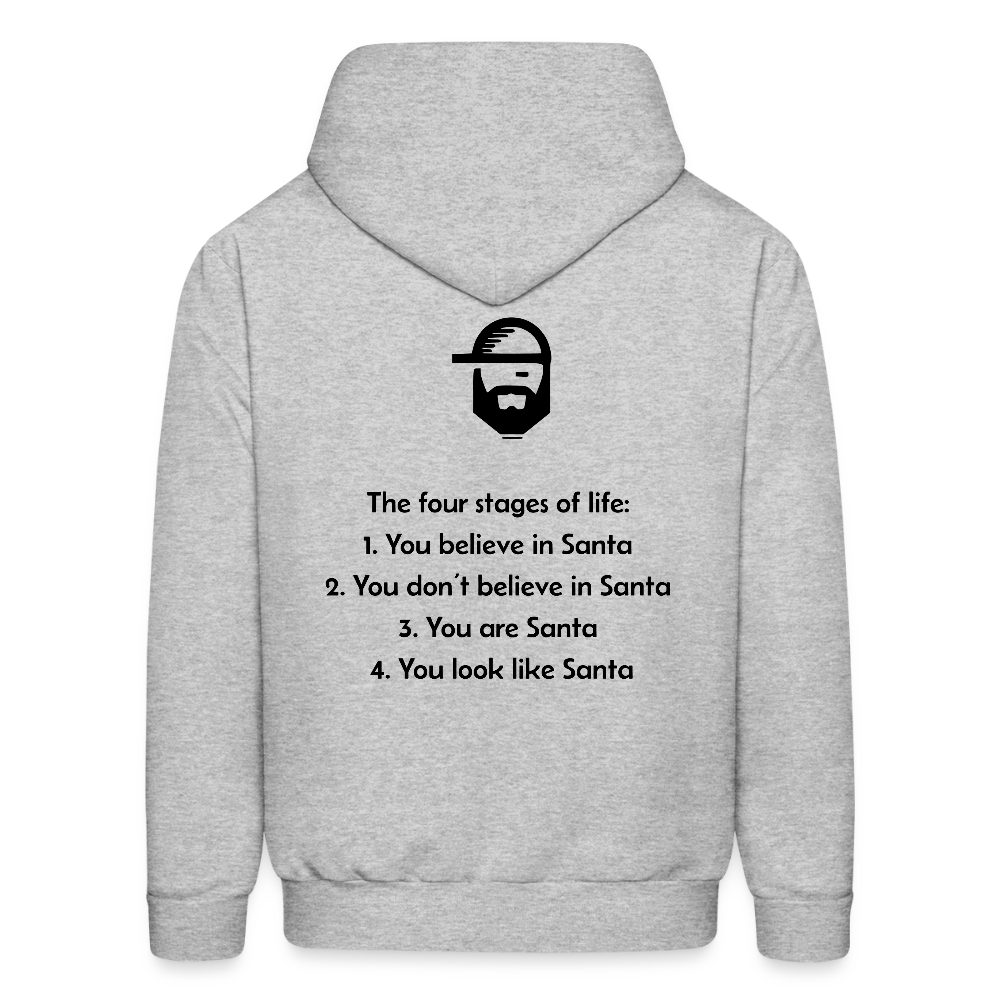 life stages dad joke hoodie - heather gray
