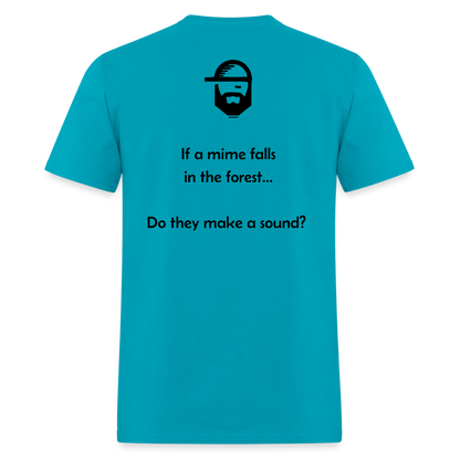 Deep Questions Dad Joke Shirt - turquoise
