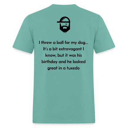 Ball For My Dog Dad Joke Shirt - aquatic