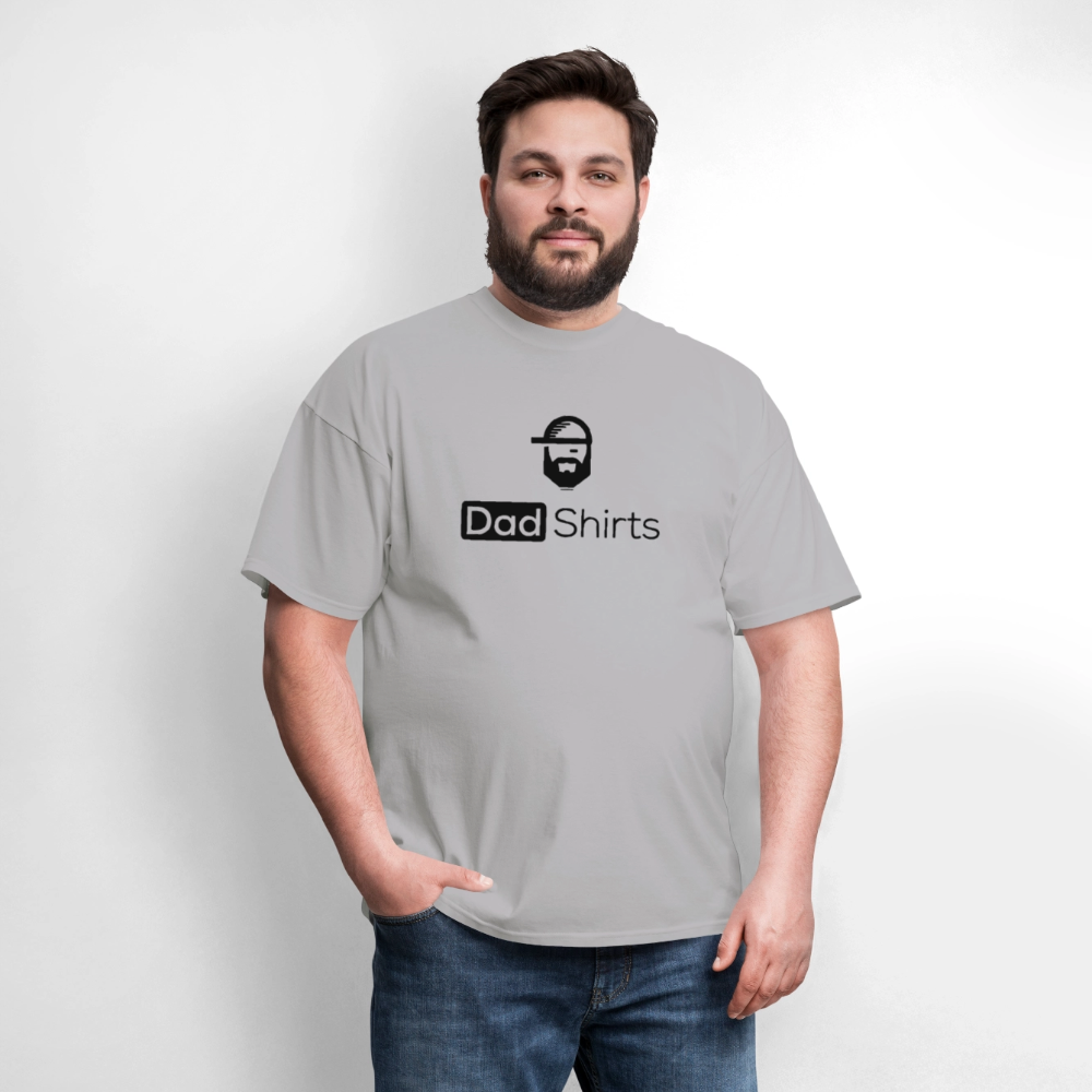 Inside Voice Dad Joke Shirt - gravel 