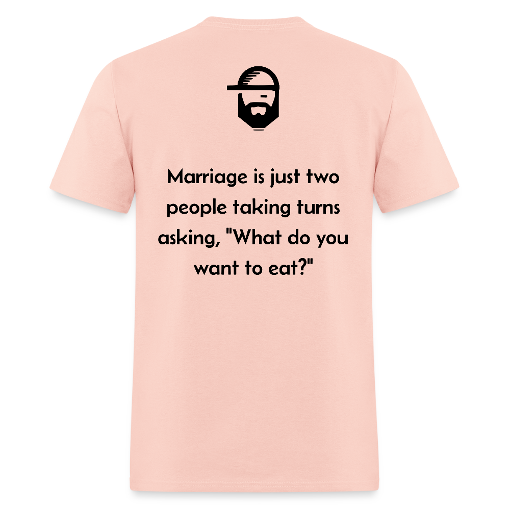 marriage dad joke shirt - blush pink 