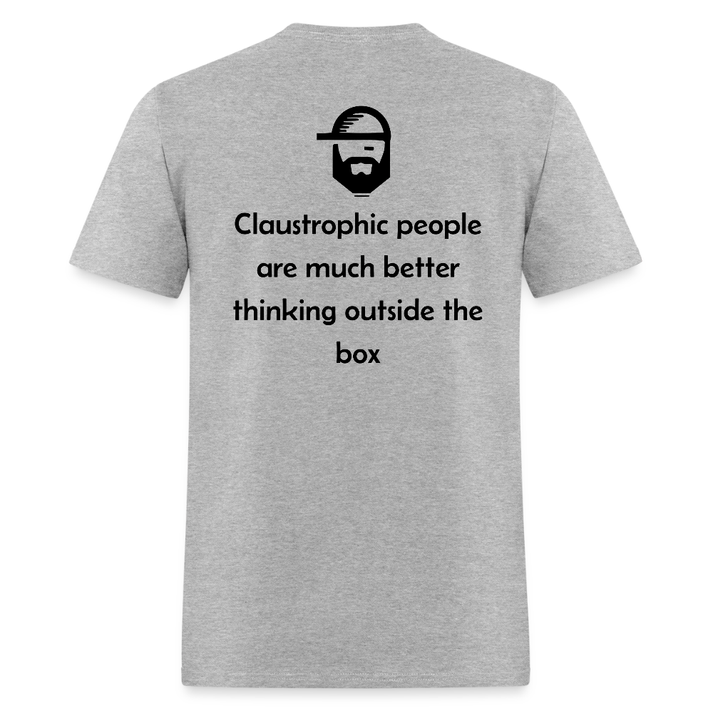 Claustrophobia - Unisex Classic T-Shirt - heather gray