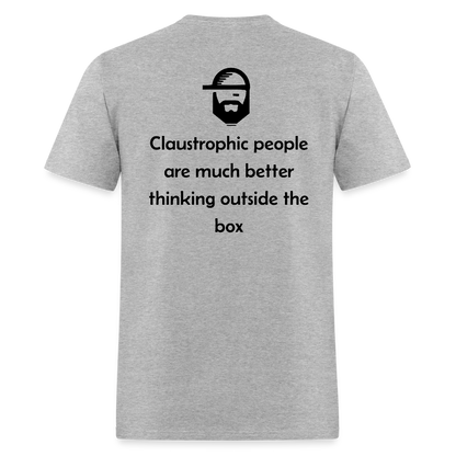 Claustrophobia - Unisex Classic T-Shirt - heather gray