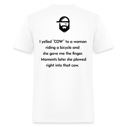 COW Dad Joke Shirt - white