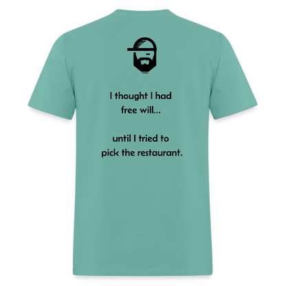 Free Will Dad Joke Shirt - aquatic