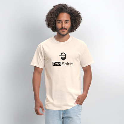 Queue Dad Joke Shirt - natural