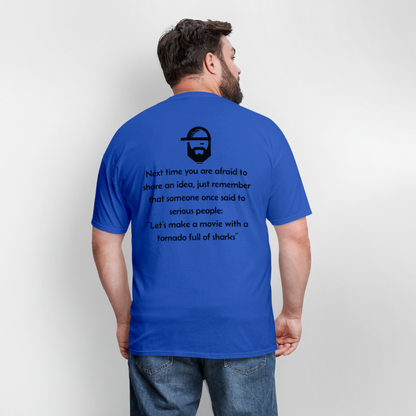 Good Idea Dad Joke Shirt - royal blue