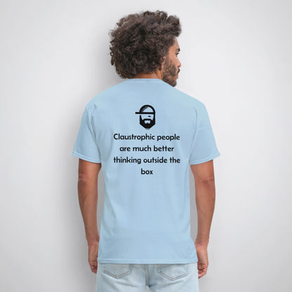 Claustrophobia - Unisex Classic T-Shirt - powder blue