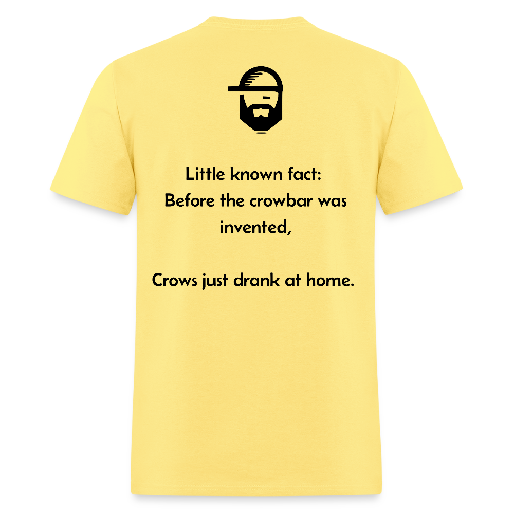 "crowbar" - unisex classic t-shirt - cornsilk