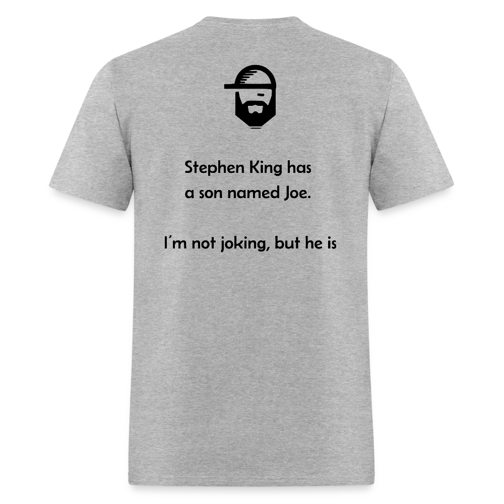 joking dad joke shirt - heather gray