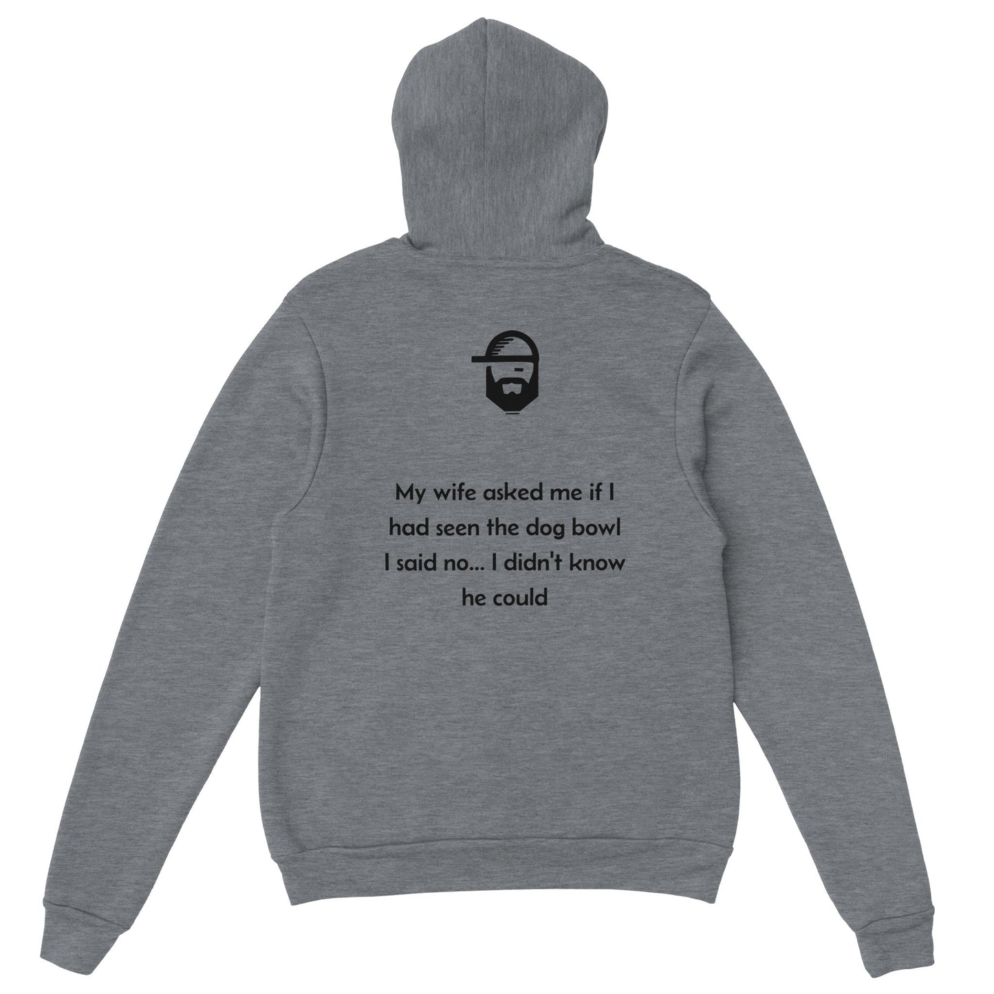 dog bowl dad joke hoodie