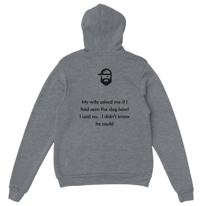 Dog Bowl Dad Joke Hoodie