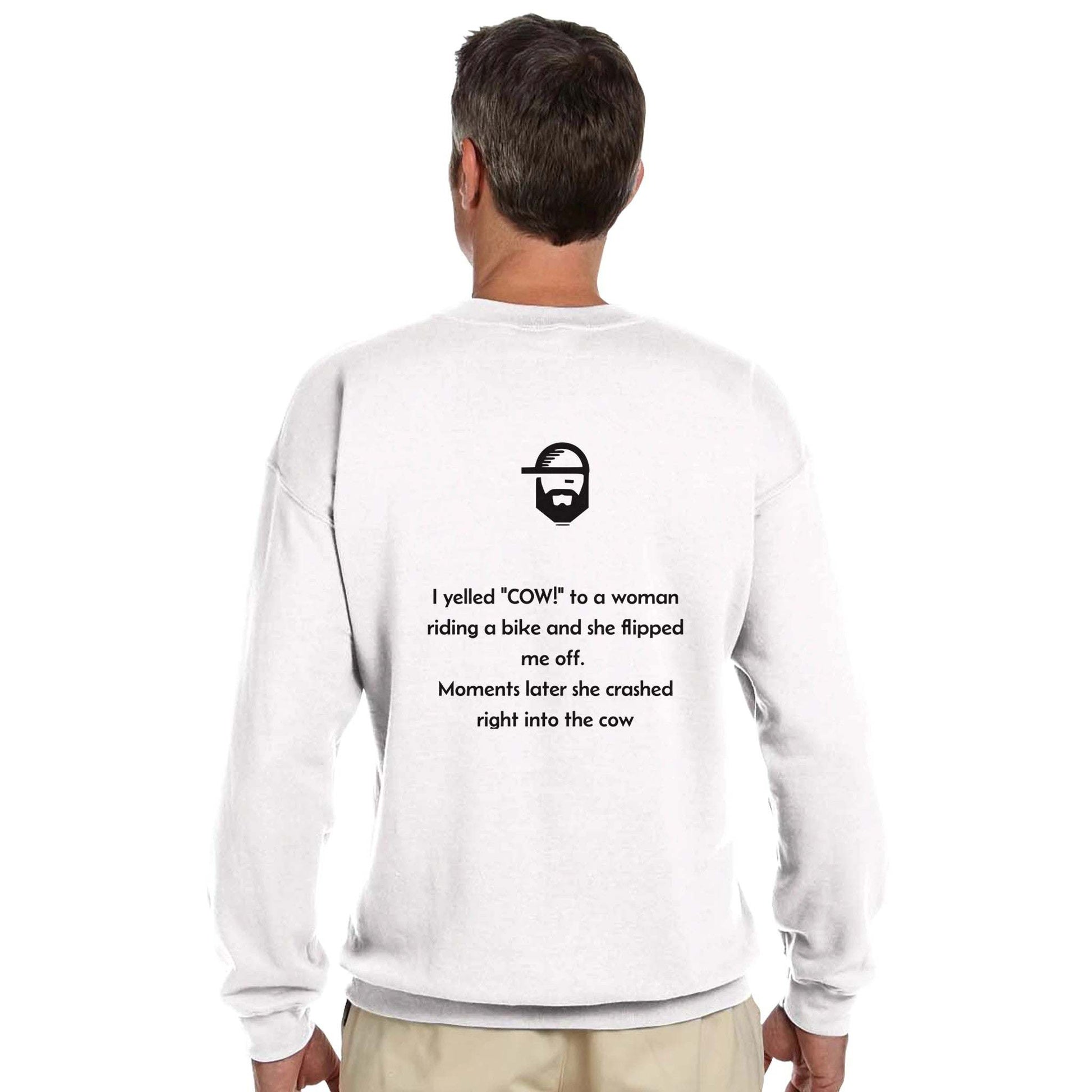 Cow Crewneck Sweatshirt