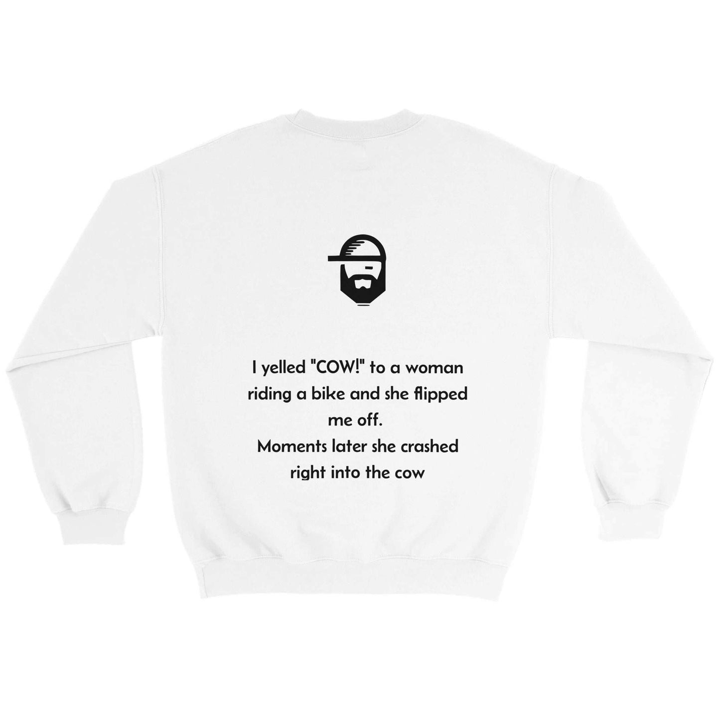 cow crewneck sweatshirt