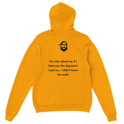 Dog Bowl Dad Joke Hoodie