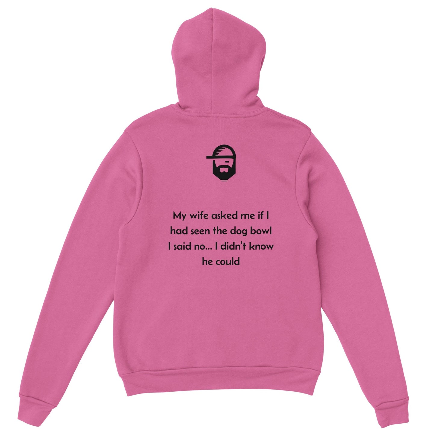 dog bowl dad joke hoodie