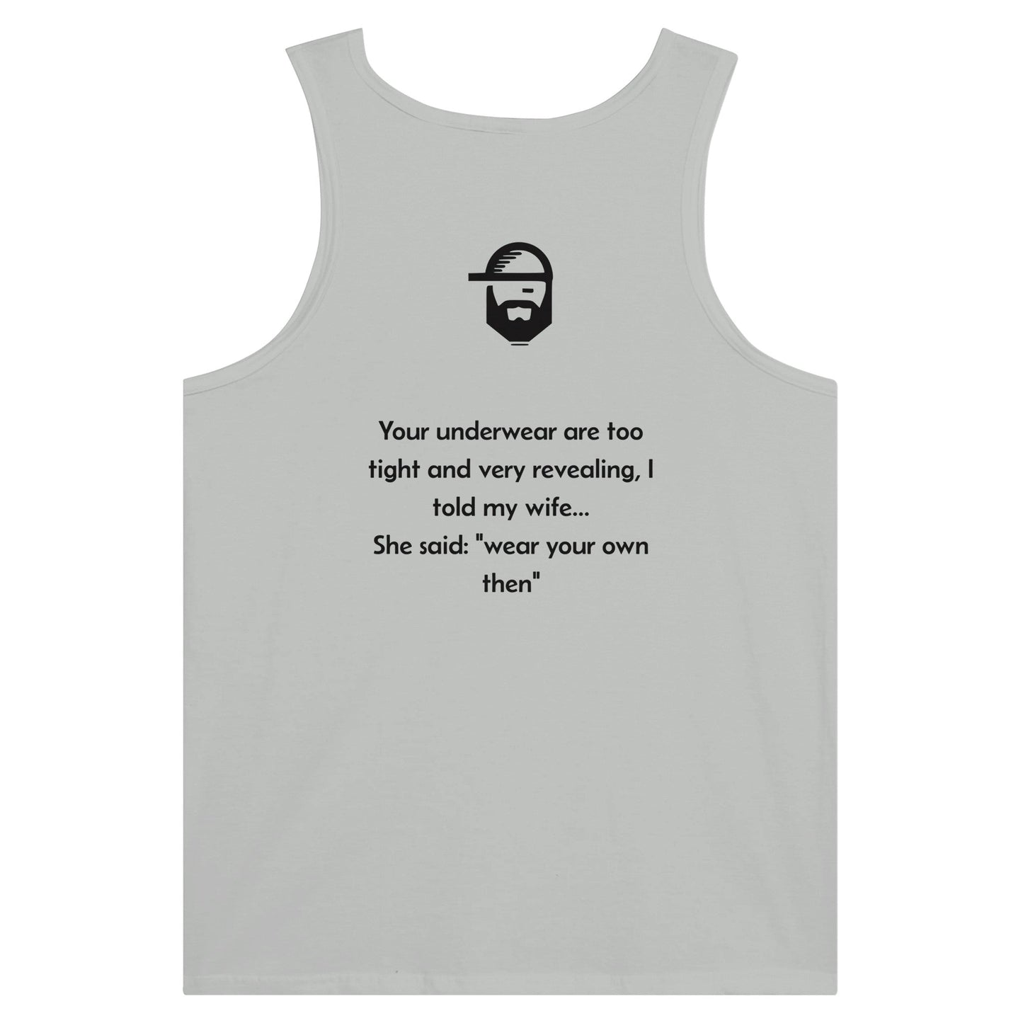 underwear dad joke tank top