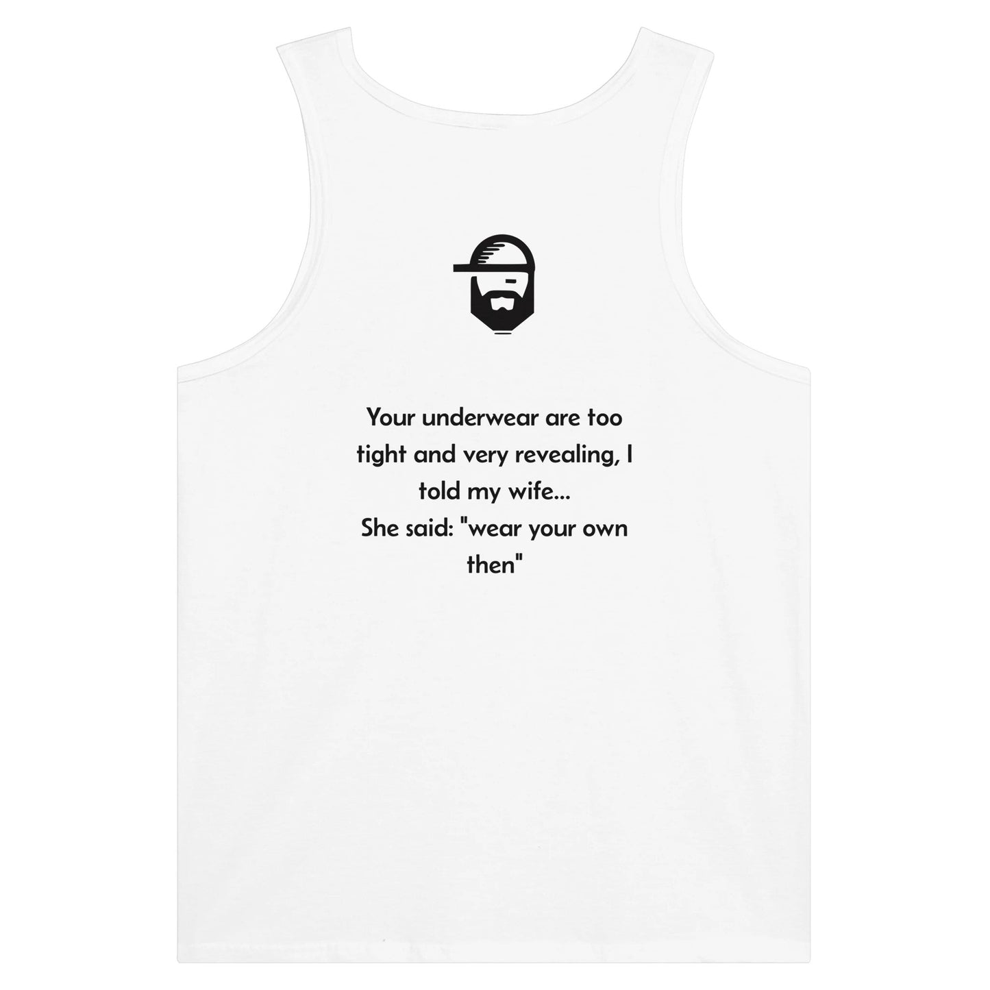 underwear dad joke tank top