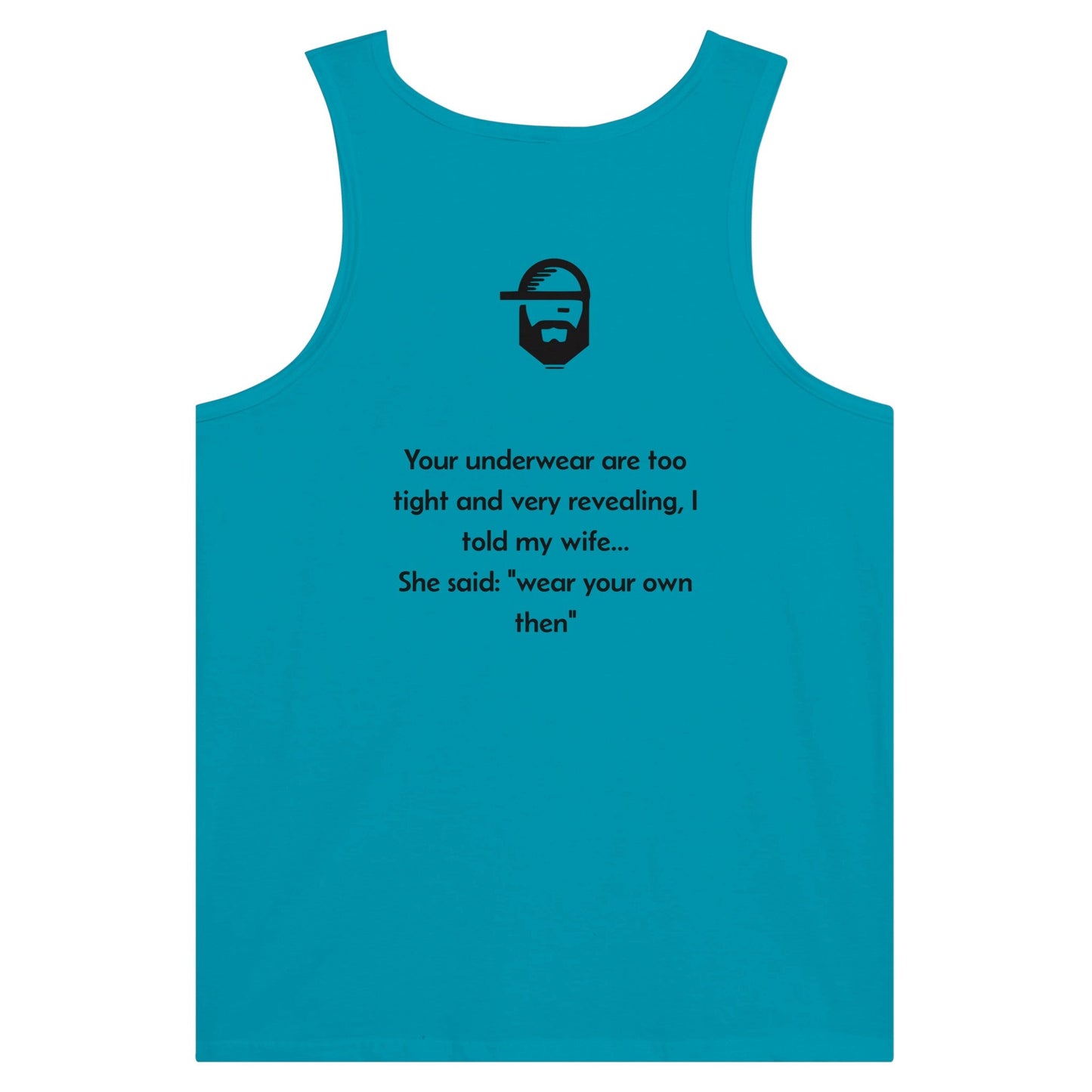 underwear dad joke tank top