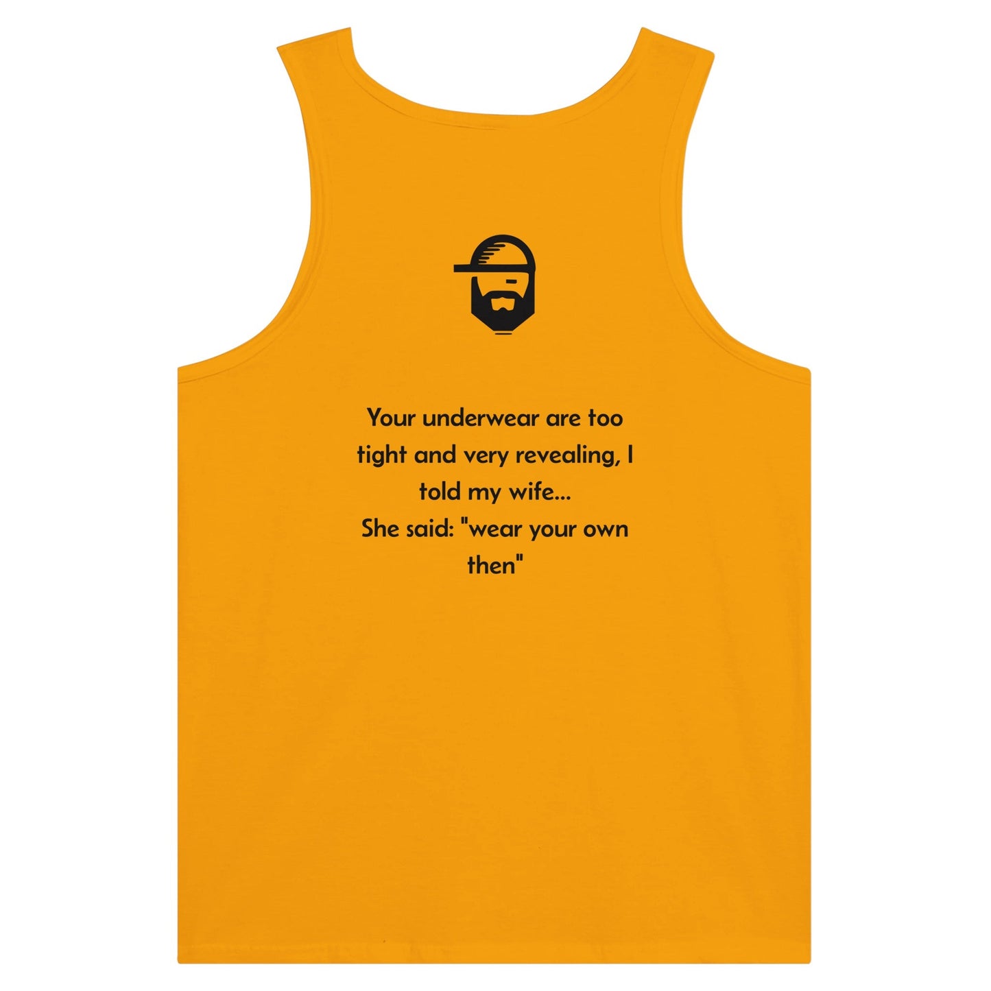 underwear dad joke tank top