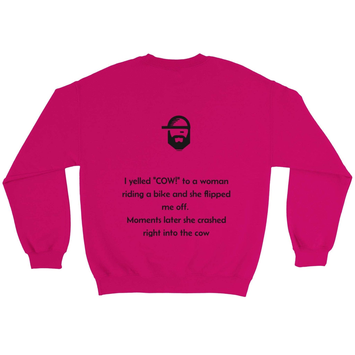 cow crewneck sweatshirt