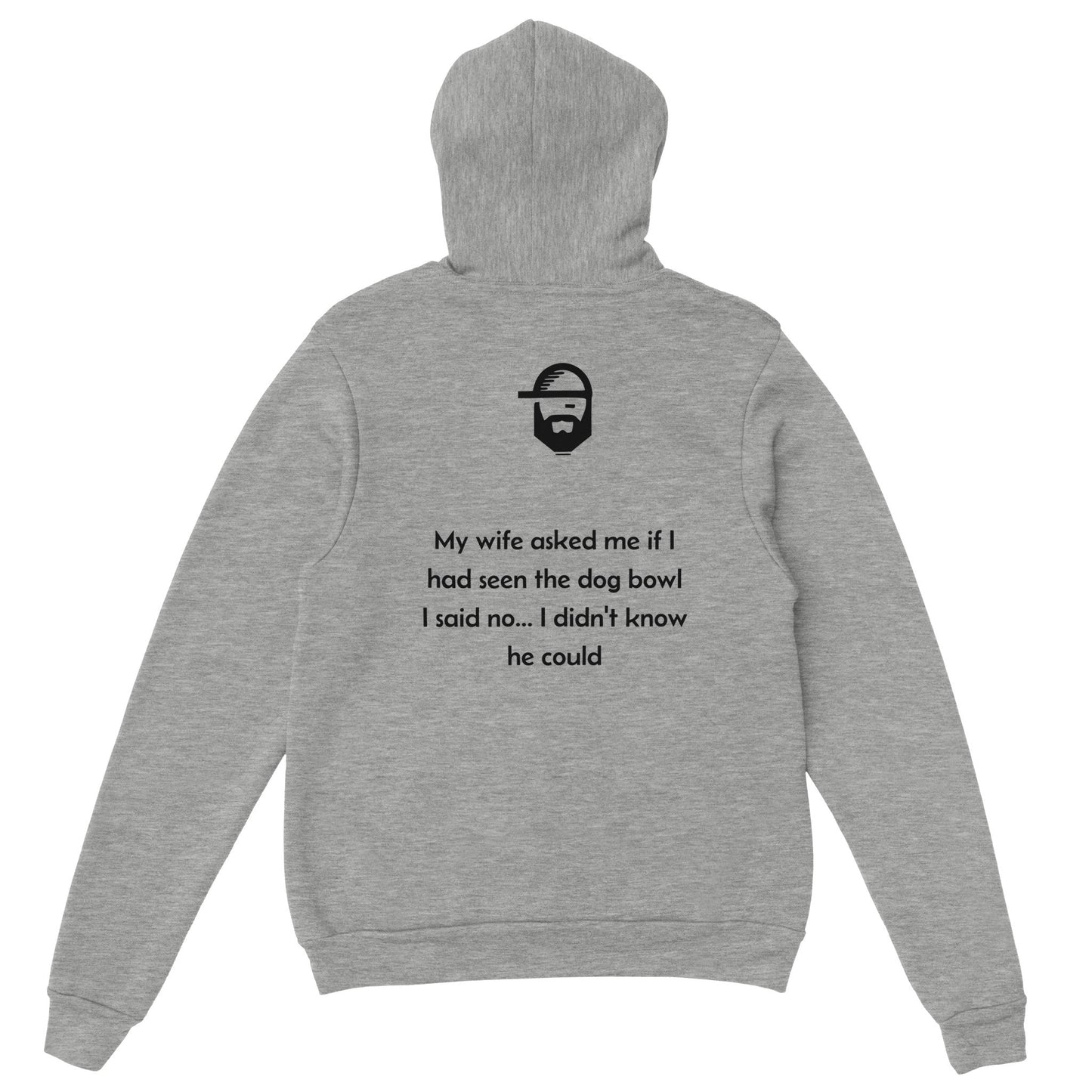 dog bowl dad joke hoodie
