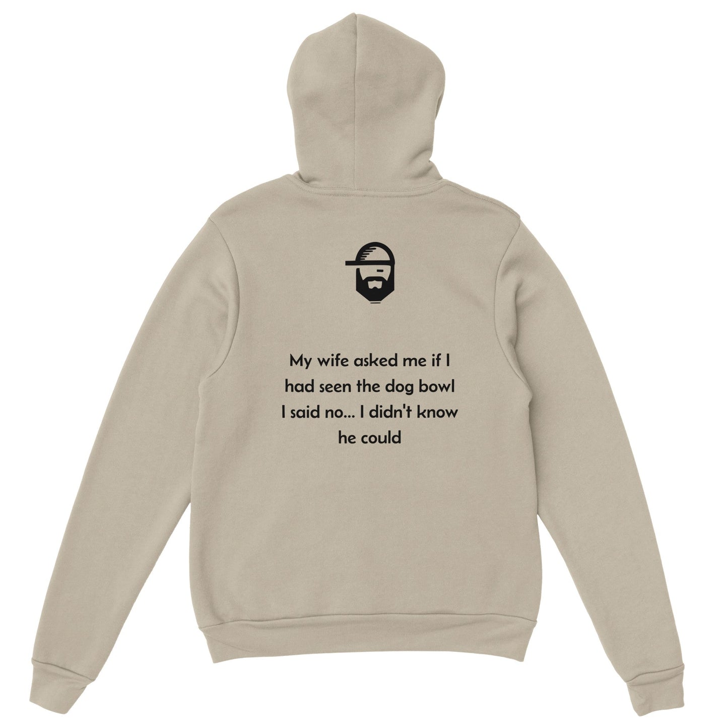 dog bowl dad joke hoodie