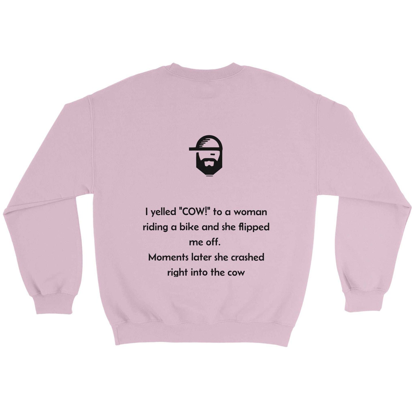 cow crewneck sweatshirt