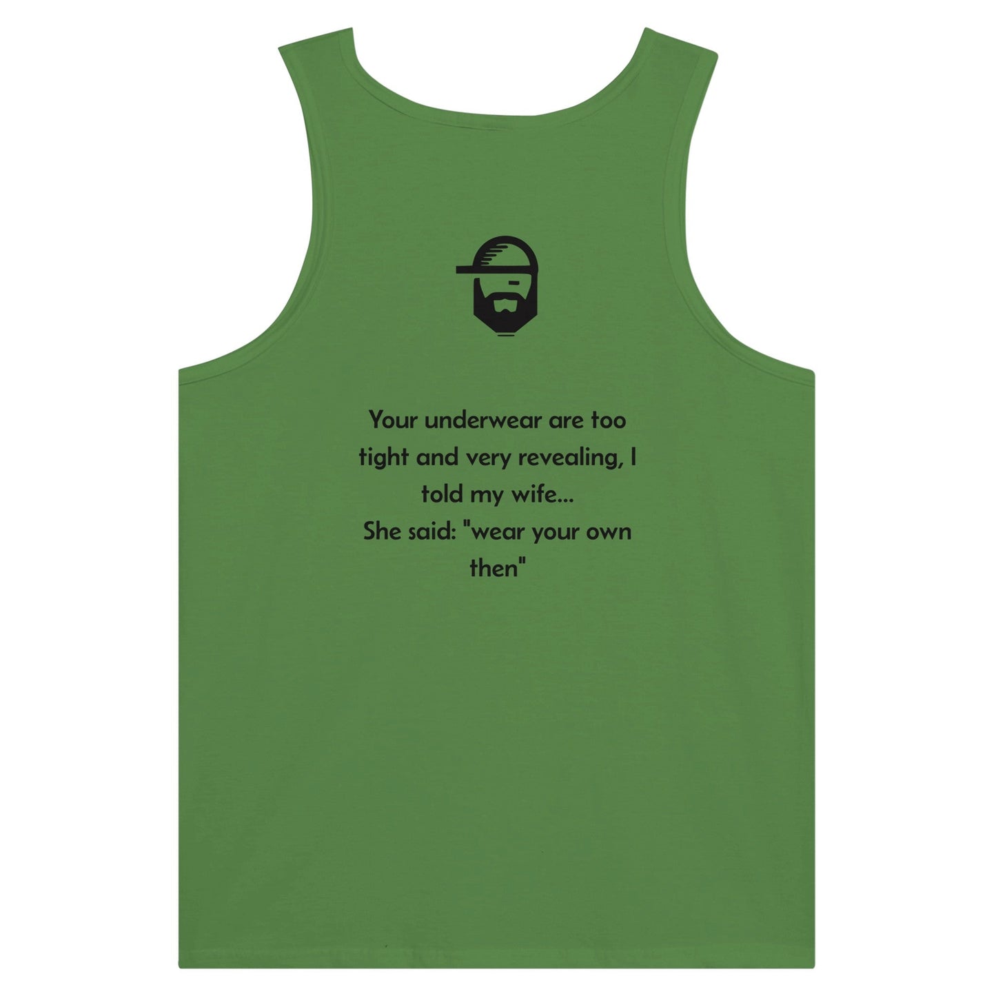 underwear dad joke tank top